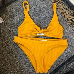 Mara Hoffman 2 piece Mustard Bikini - sz S- NWOT